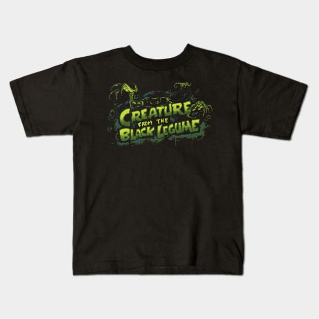 Creature From the Black Legume Kids T-Shirt by Millageart